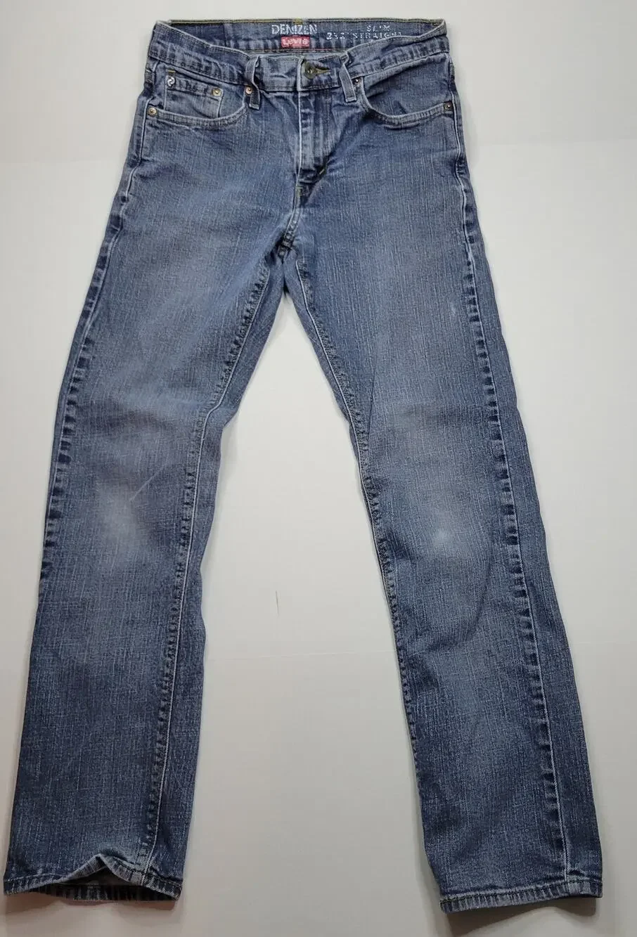 Levi's Denizen 232 Straight Leg Slim Fit Jeans Medium Wash Denim 28x30